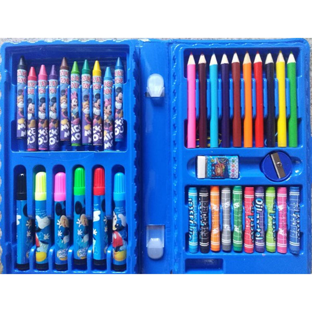 42 Pieces School Kids Art Set – Crayons, Pastels, Markers &amp; Color Pencils