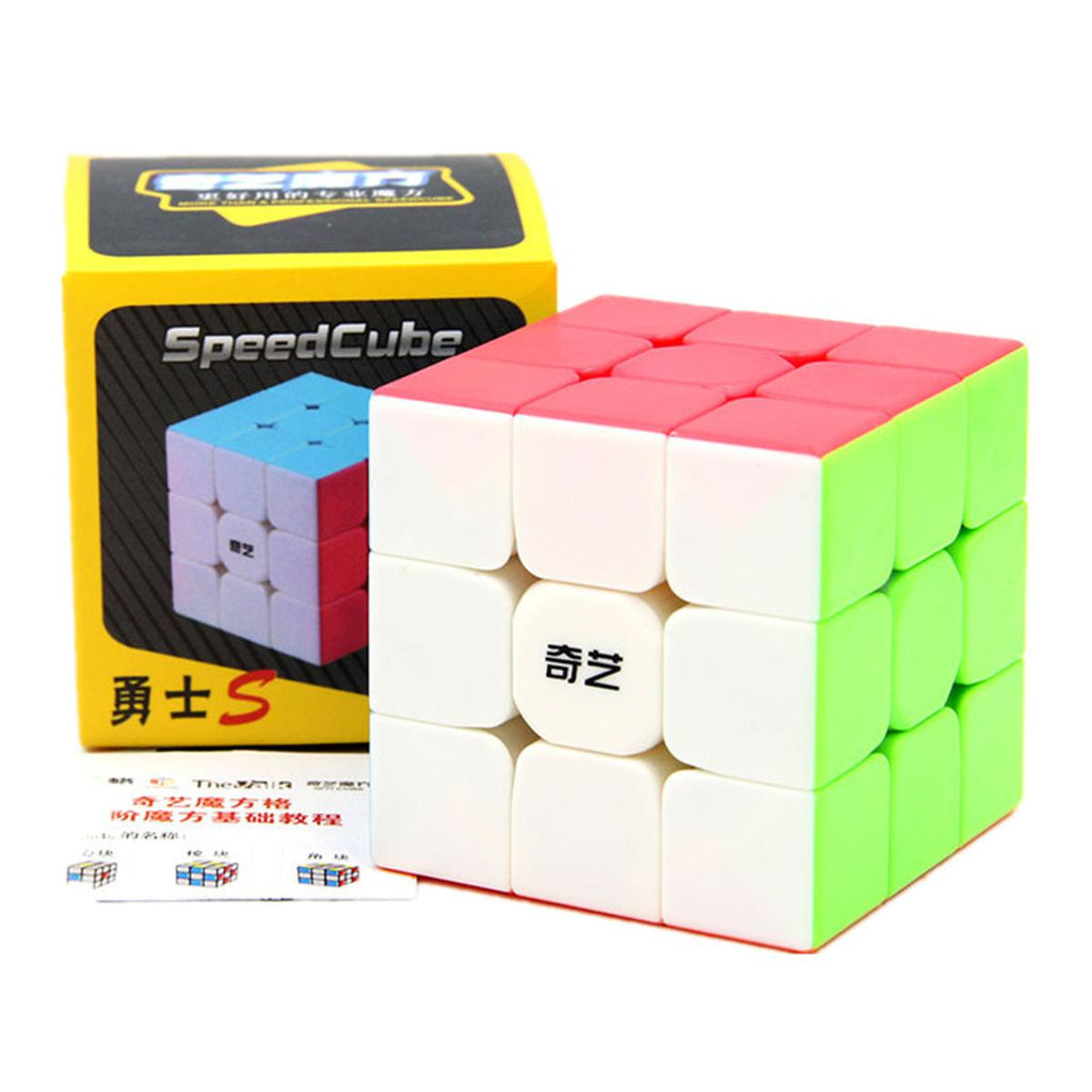 QIYI Logo Rubik's Cube 3x3x3 – High-Speed Stickerless Magic Puzzle Cube
